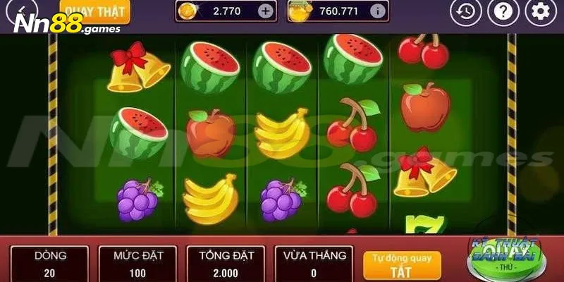 Xèng hoa quả là game quay hũ dễ nổ nhất hiện nay