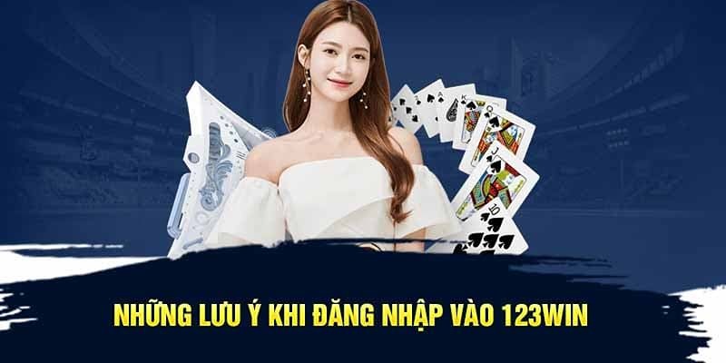 Lưu ý khi đăng nhập 123Win