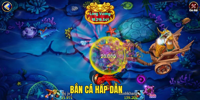 Game bắn cá có nhiều chủ đề hấp dẫn